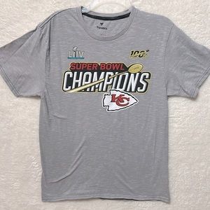 Fanatics Kansas City Chiefs 2019 Super Bowl champions t shirt sz M